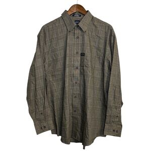 NWT Arrow shirt men's 16-16.5 academia houndstooth plaid long sleeve button down